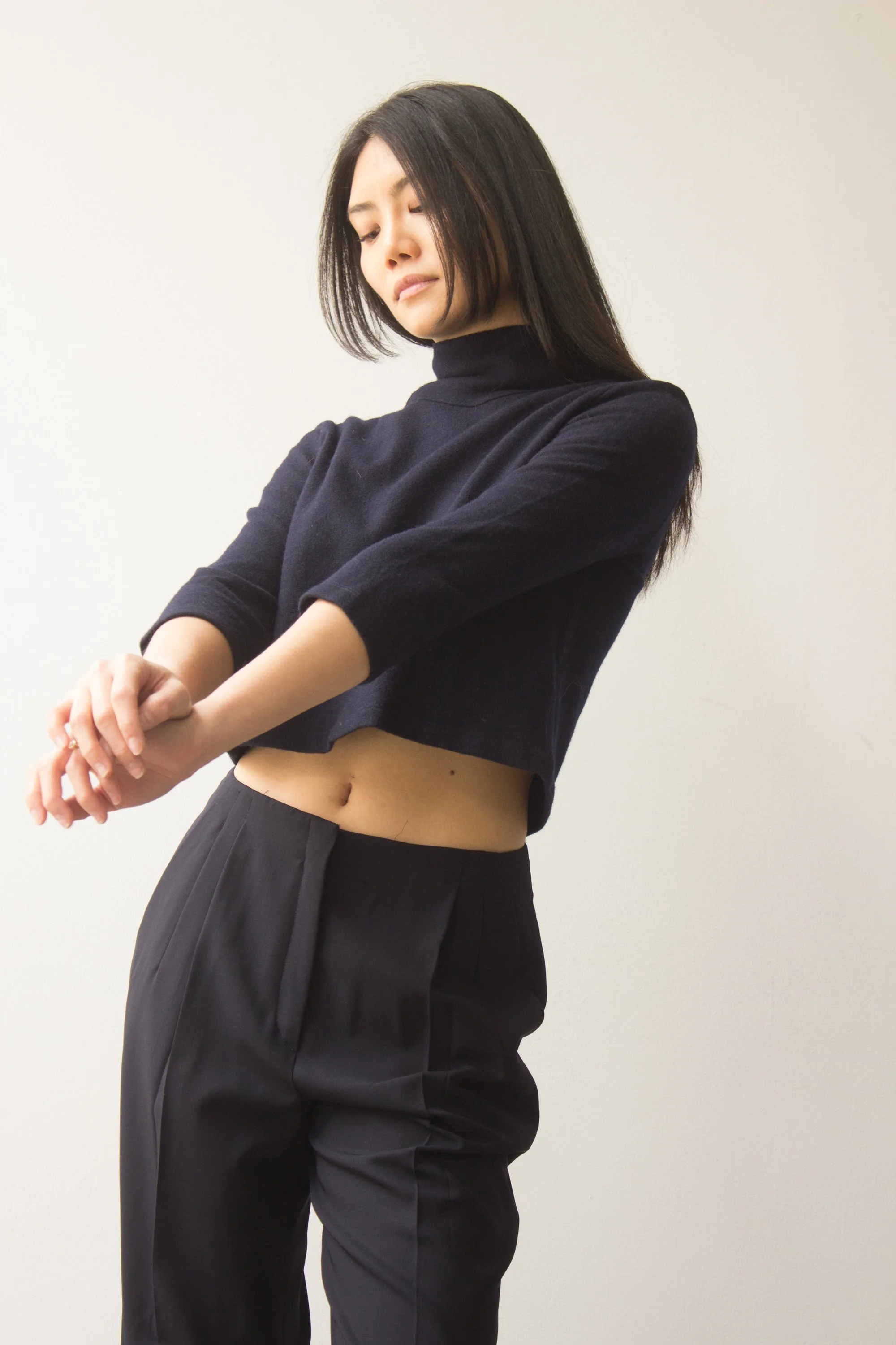1990s Gunext Italian All Season Wool Trousers — Wayward Collection